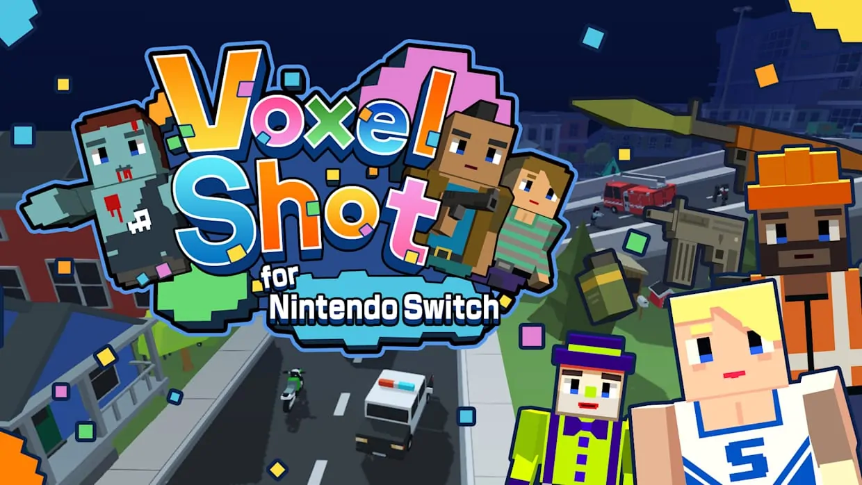 Voxel Shot for Nintendo Switch official Nintendo Switch banner