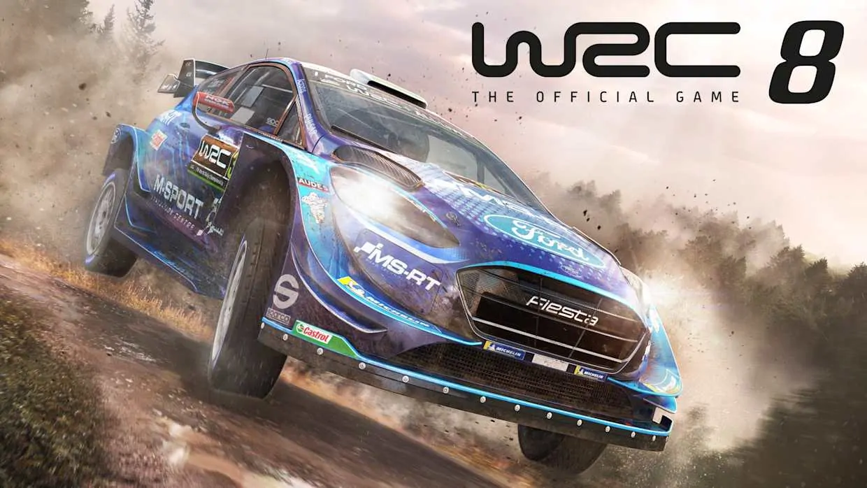 WRC 8 FIA World Rally Championship official Nintendo Switch banner